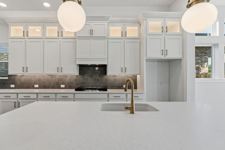 Furnished interior view inside a new home in , Katy (Image 8).