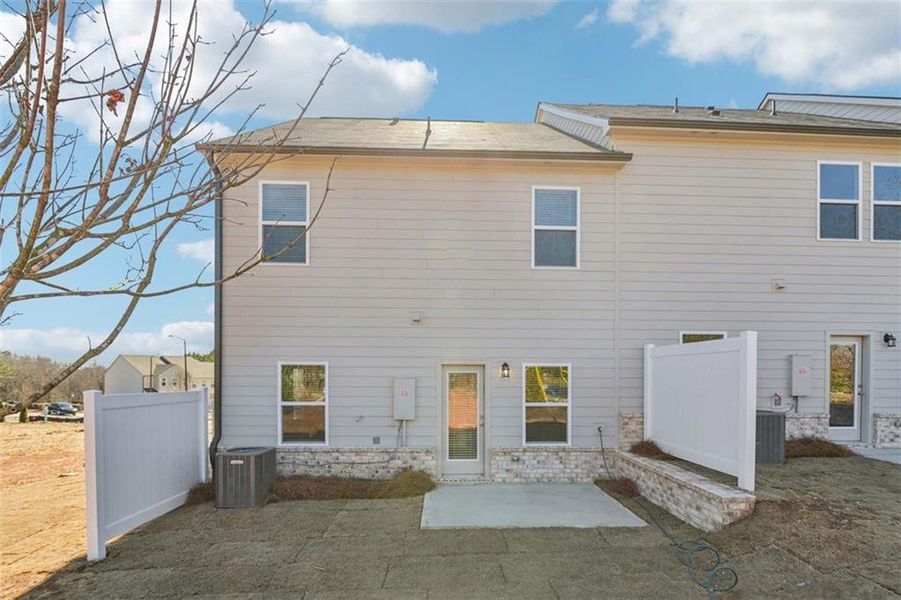 Exterior details and patio area of a home in Leydenview, Mableton (Image 20). Exterior details and patio area of a home in Leydenview, Mableton (Image 20).