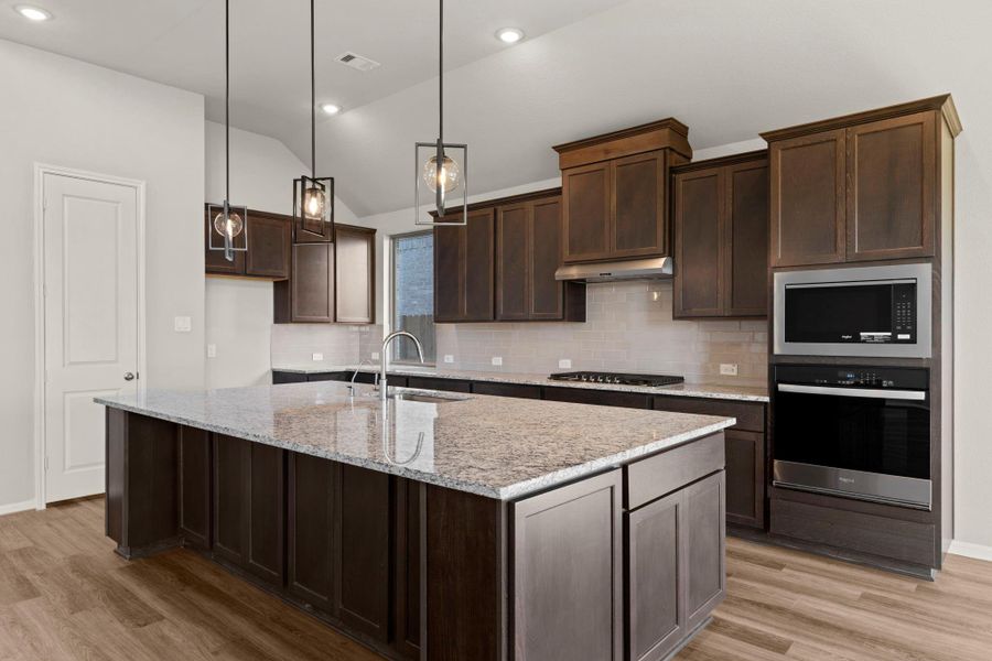 Furnished interior view inside a new home in The Meadows at Imperial Oaks 60', Conroe (Image 11).
