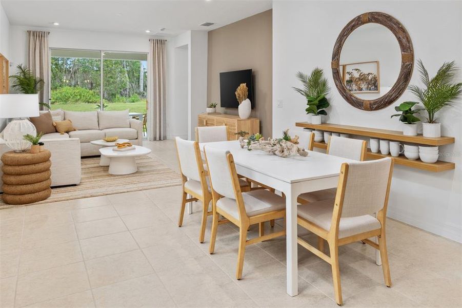 Furnished interior view inside a new home in Wellen Park, Venice (Image 13).