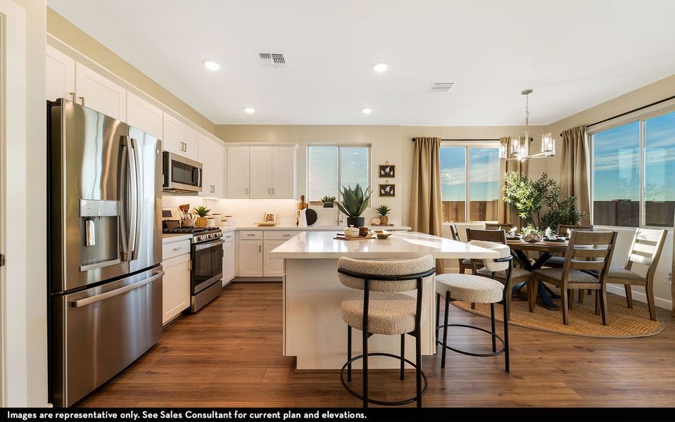 Representative furnished interior of a home built from the Tempe by CastleRock Communities in Rancho Mirage, Maricopa (Image 11).