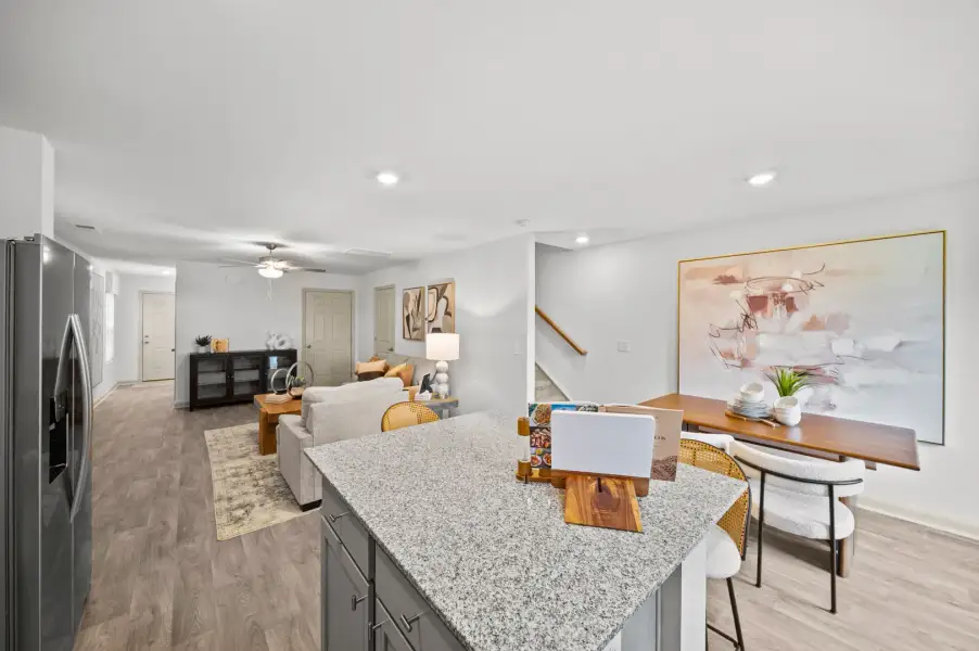 Furnished interior view inside a new home in Champions Village at Cherry Hill, Pendleton (Image 41).
