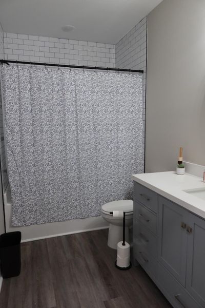 Furnished interior view inside a new home in , Santee (Image 32).