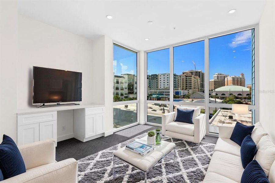 Furnished interior view inside a new home in , Sarasota (Image 33).