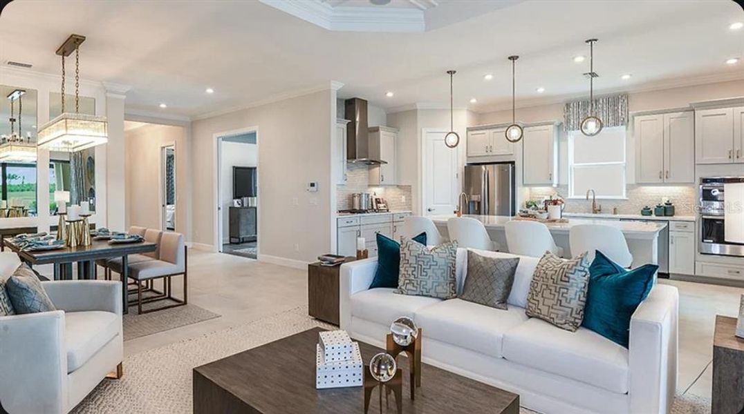 Furnished interior view inside a new home in , Bradenton (Image 7).