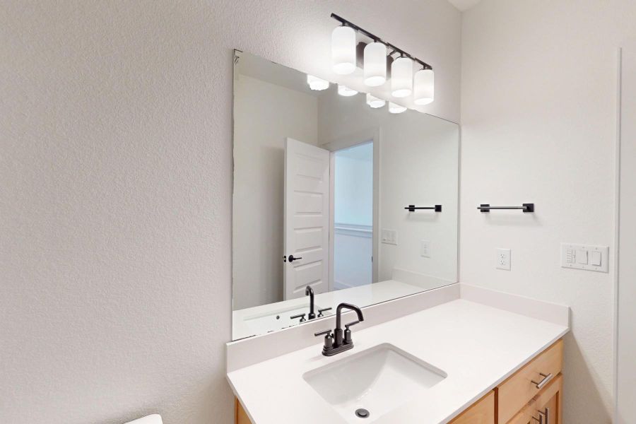 Furnished interior view inside a new home in Cascades at Onion Creek, Austin (Image 6). Furnished interior view inside a new home in Cascades at Onion Creek, Austin (Image 6).