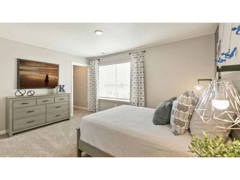 Furnished interior view inside a new home in Vista Meadows, Fort Lupton (Image 19).