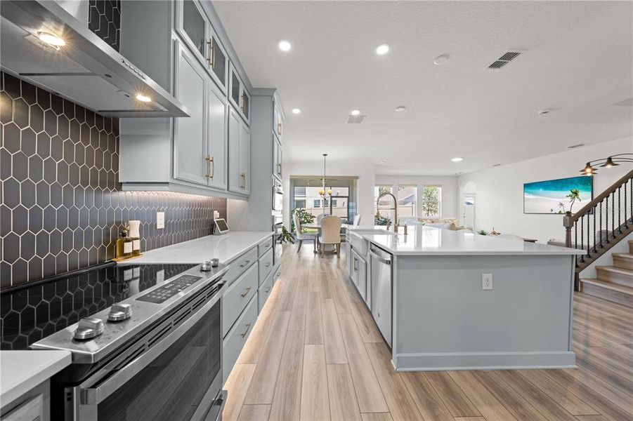 Furnished interior view inside a new home in Eden at Crossprairie, St. Cloud (Image 11).