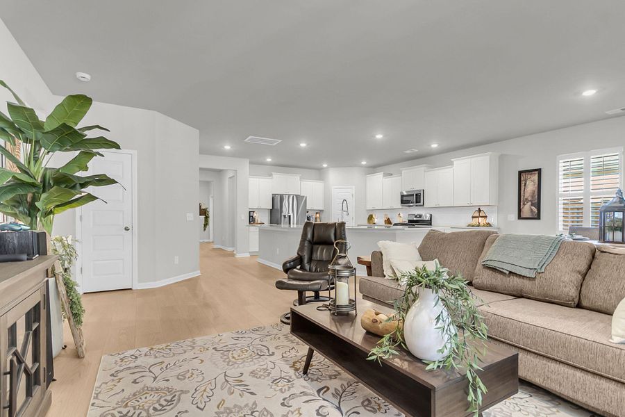 Furnished interior view inside a new home in Sweetgrass at Summers Corner: Arbor Collection, Summerville (Image 18).