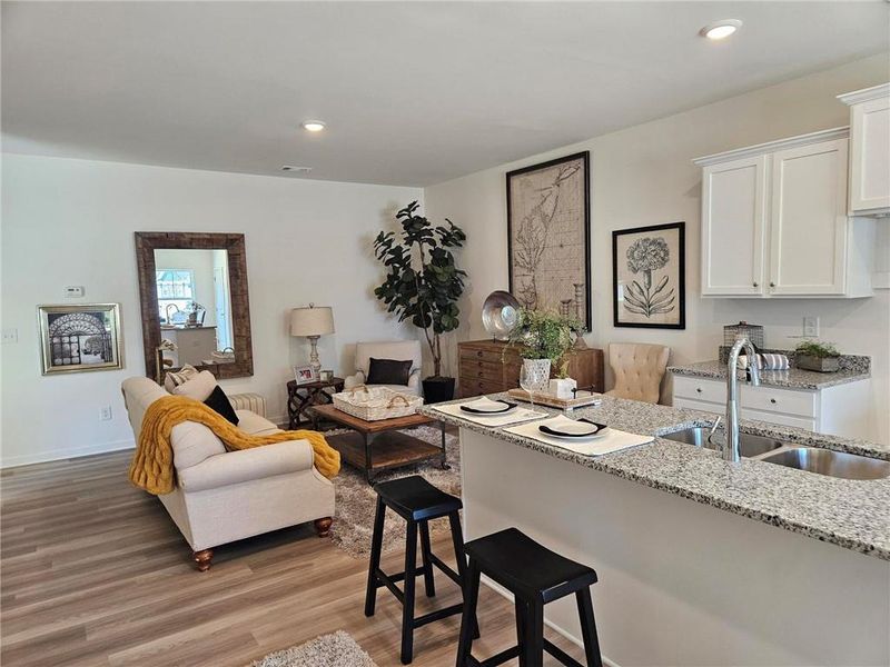 Furnished interior view inside a new home in , Conyers (Image 9).