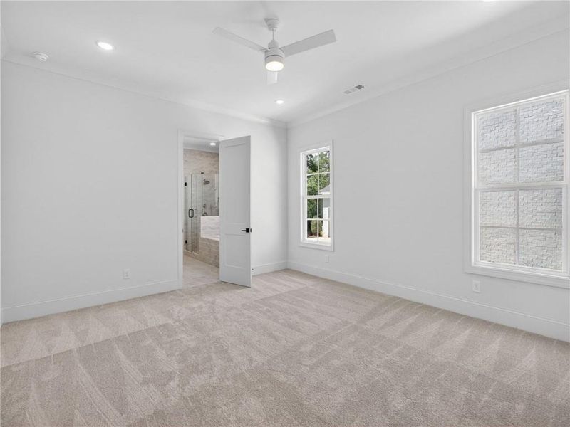 Spacious, unfurnished interior of a new home in , Suwanee (Image 51).