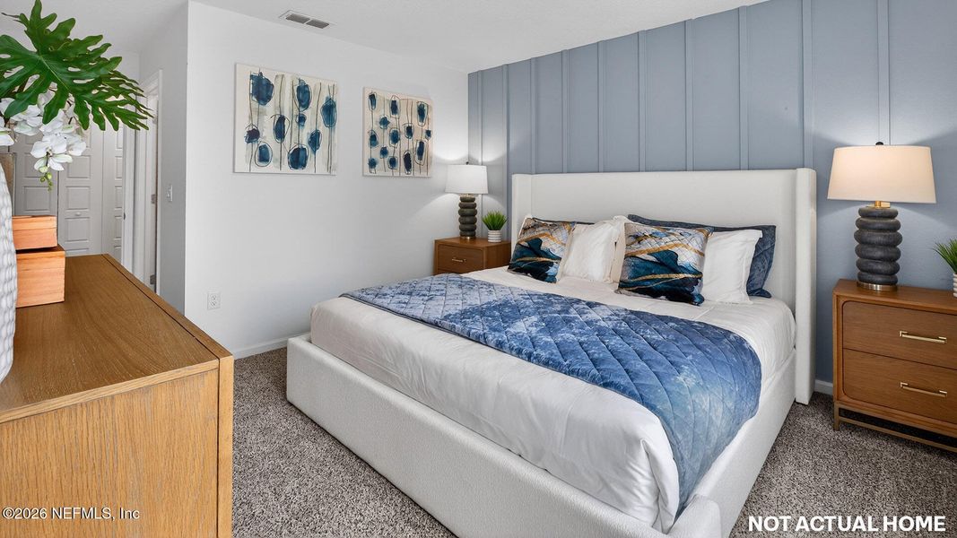 Furnished interior view inside a new home in Irongate Villas, Jacksonville (Image 11).