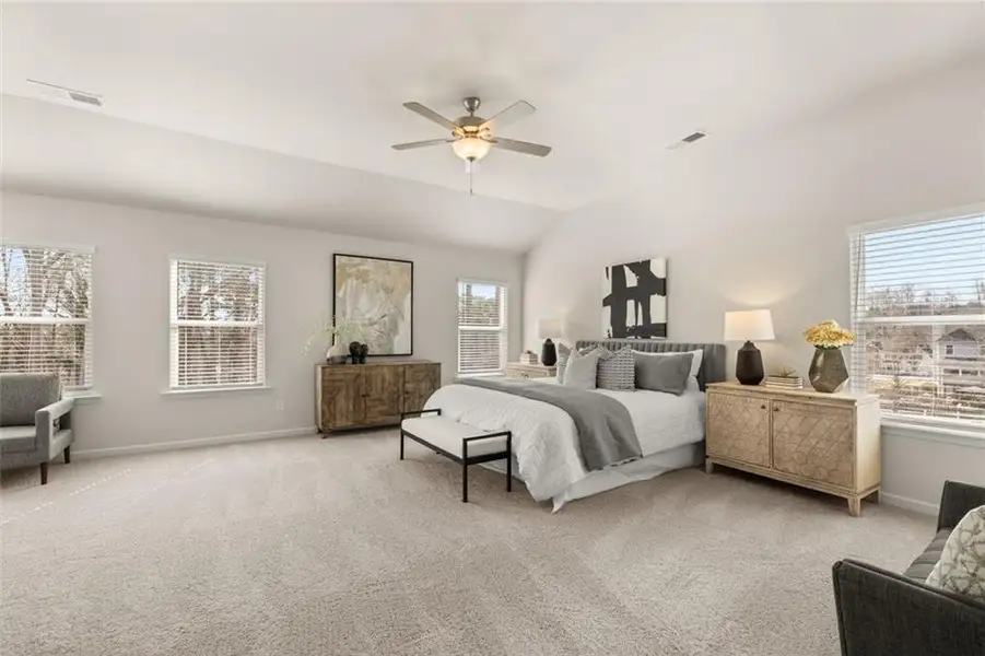Furnished interior view inside a new home in Hillbrooke Preserve, Conyers (Image 60).