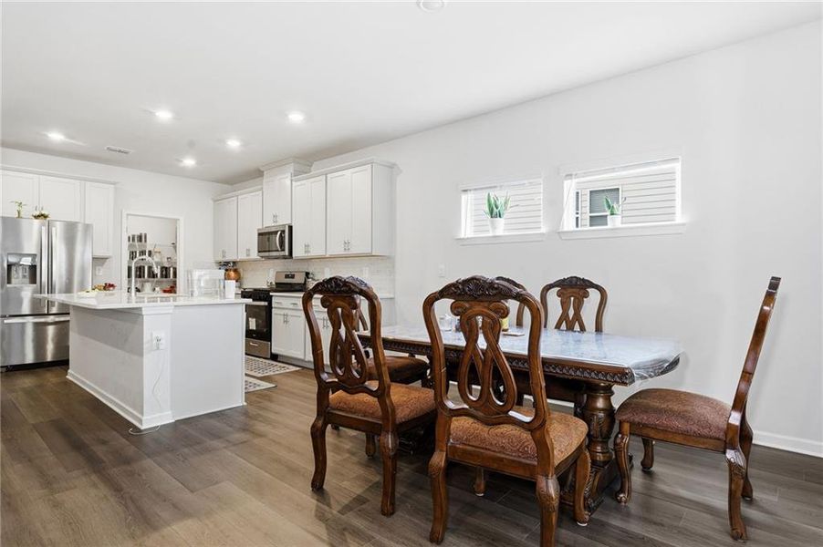 Furnished interior view inside a new home in Vistas at Towne Mill, Canton (Image 18).
