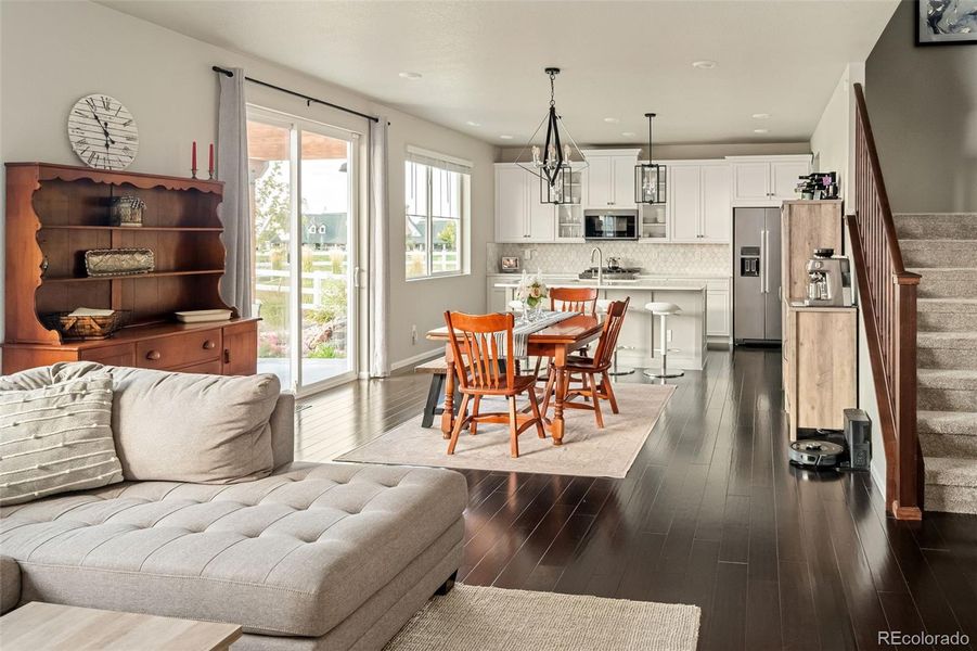 Furnished interior view inside a new home in Murphy Creek, Aurora (Image 14).