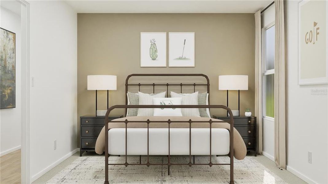 Furnished interior view inside a new home in Crosswinds, Haines City (Image 10).