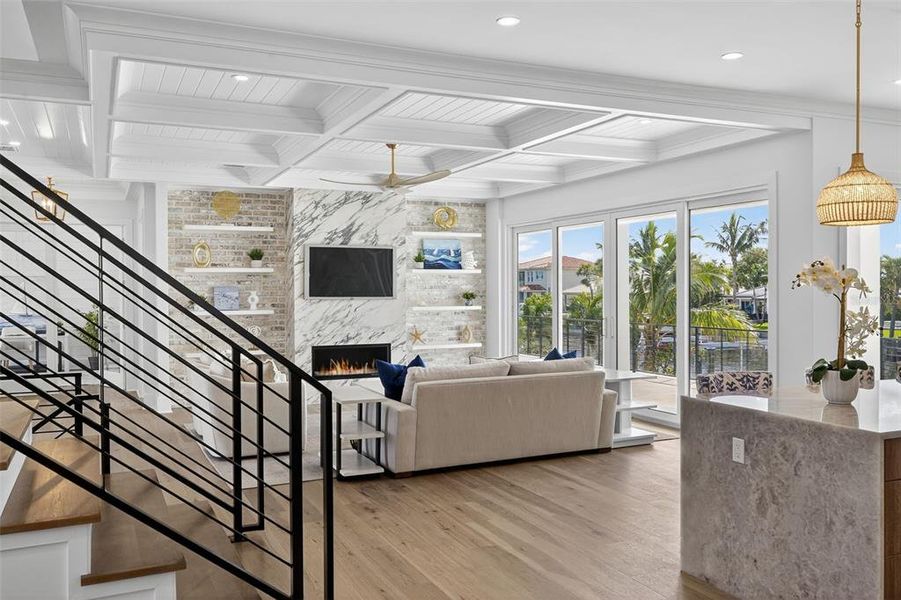 Furnished interior view inside a new home in , St. Petersburg (Image 39).