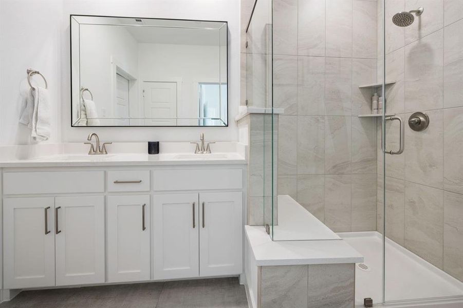 Furnished interior view inside a new home in , Wylie (Image 22).