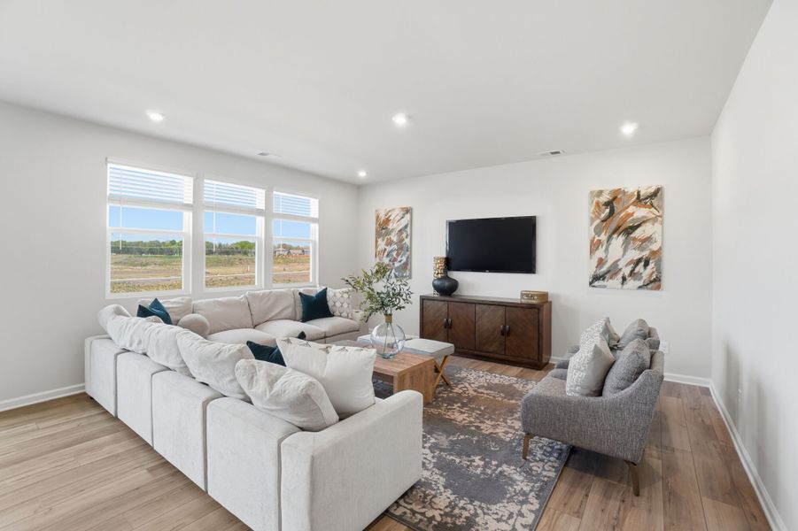 Furnished interior view inside a new home in Waxhaw Landing, Monroe (Image 12). Furnished interior view inside a new home in Waxhaw Landing, Monroe (Image 12).