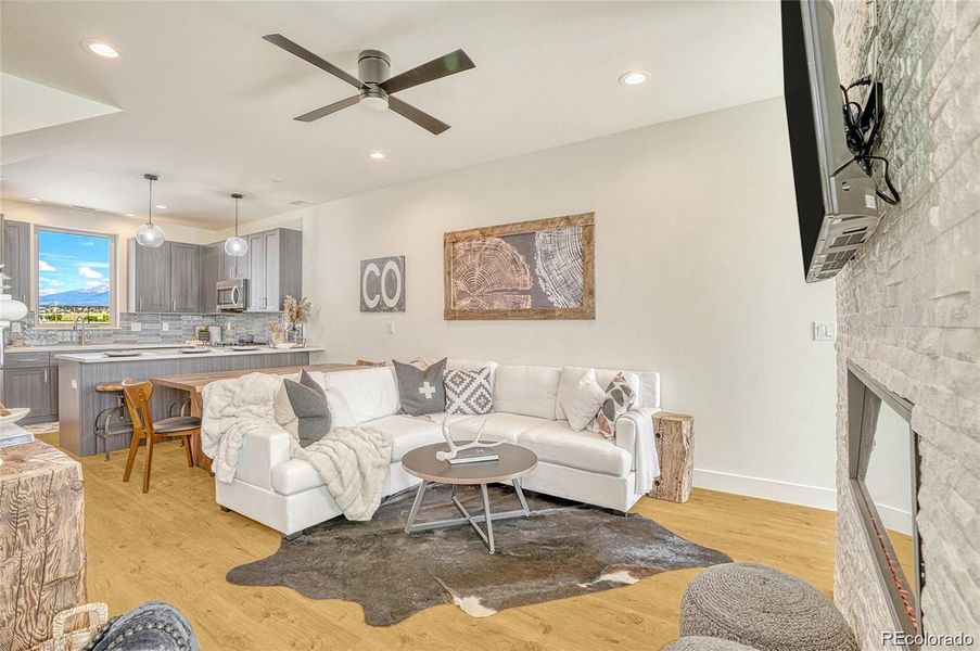 Furnished interior view inside a new home in , Salida (Image 11). Furnished interior view inside a new home in , Salida (Image 11).