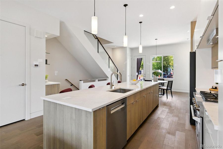 Furnished interior view inside a new home in , Denver (Image 22).