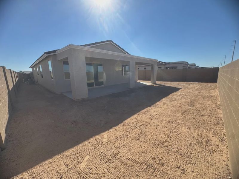 Exterior details and patio area of a home in Camilo at Santana, Yuma (Image 3).
