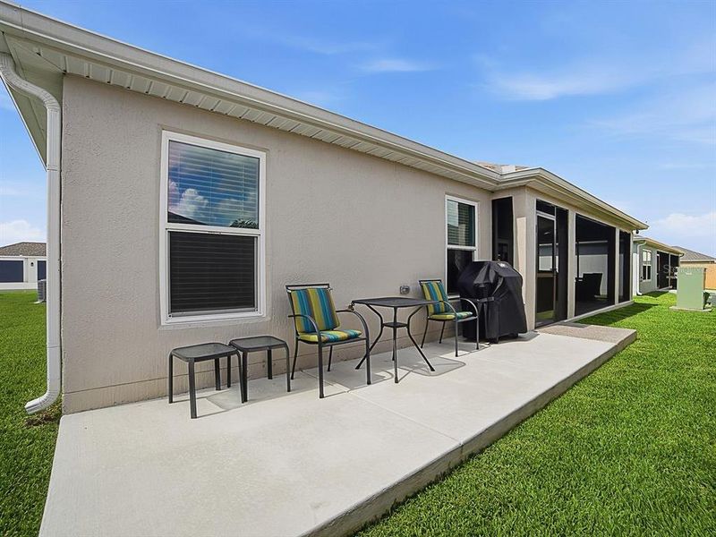 Exterior details and patio area of a home in , The Villages (Image 27). Exterior details and patio area of a home in , The Villages (Image 27).