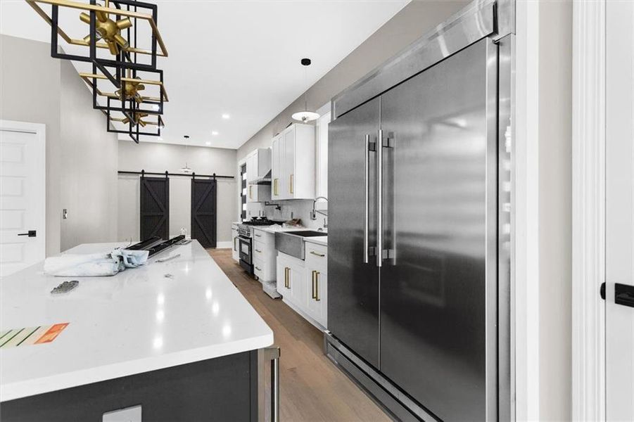 Furnished interior view inside a new home in , Atlanta (Image 12).