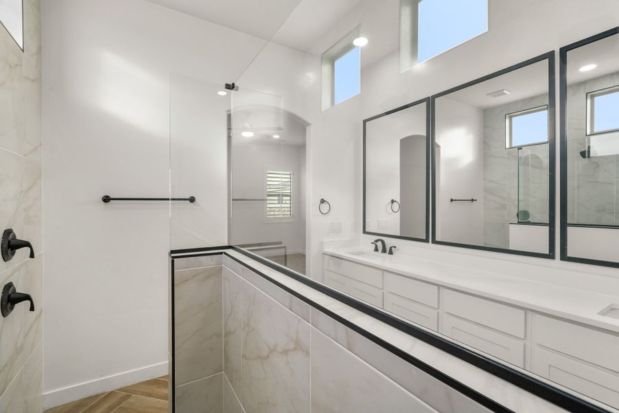 Furnished interior view inside a new home in Paseo Del Este Unit 9, El Paso (Image 12). Furnished interior view inside a new home in Paseo Del Este Unit 9, El Paso (Image 12).