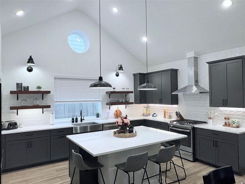 Furnished interior view inside a new home in , Cypress (Image 9).