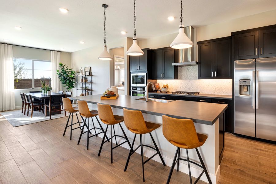 Representative furnished interior of a home built from the Elden Plan 4505 by Tri Pointe Homes in Waterston Central, Gilbert (Image 6).