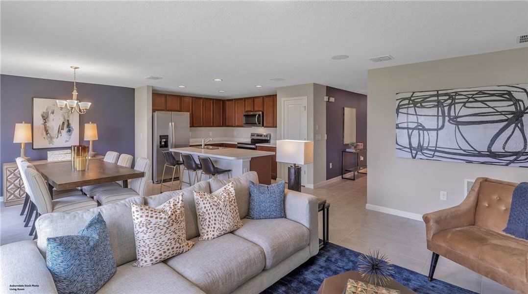 Furnished interior view inside a new home in Annabelle Estates, Winter Haven (Image 5).