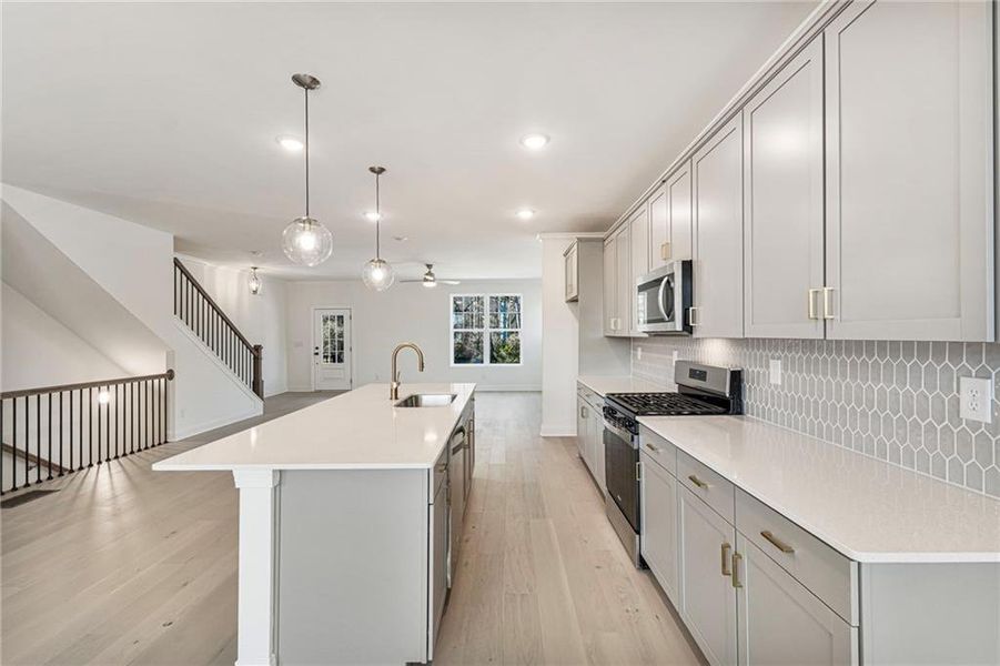 Furnished interior view inside a new home in , Sugar Hill (Image 13).
