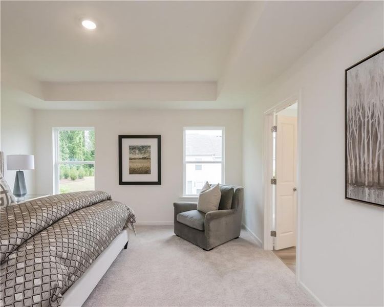 Furnished interior view inside a new home in Shoals Crossing, Conyers (Image 16). Furnished interior view inside a new home in Shoals Crossing, Conyers (Image 16).