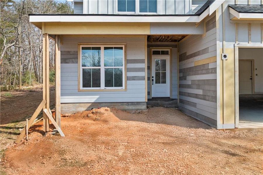 Exterior details and patio area of a home in , Gainesville (Image 3).