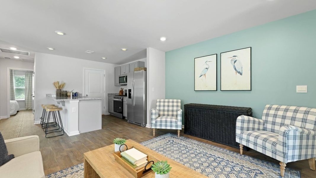 Furnished interior view inside a new home in The Timbers, Harleyville (Image 16).