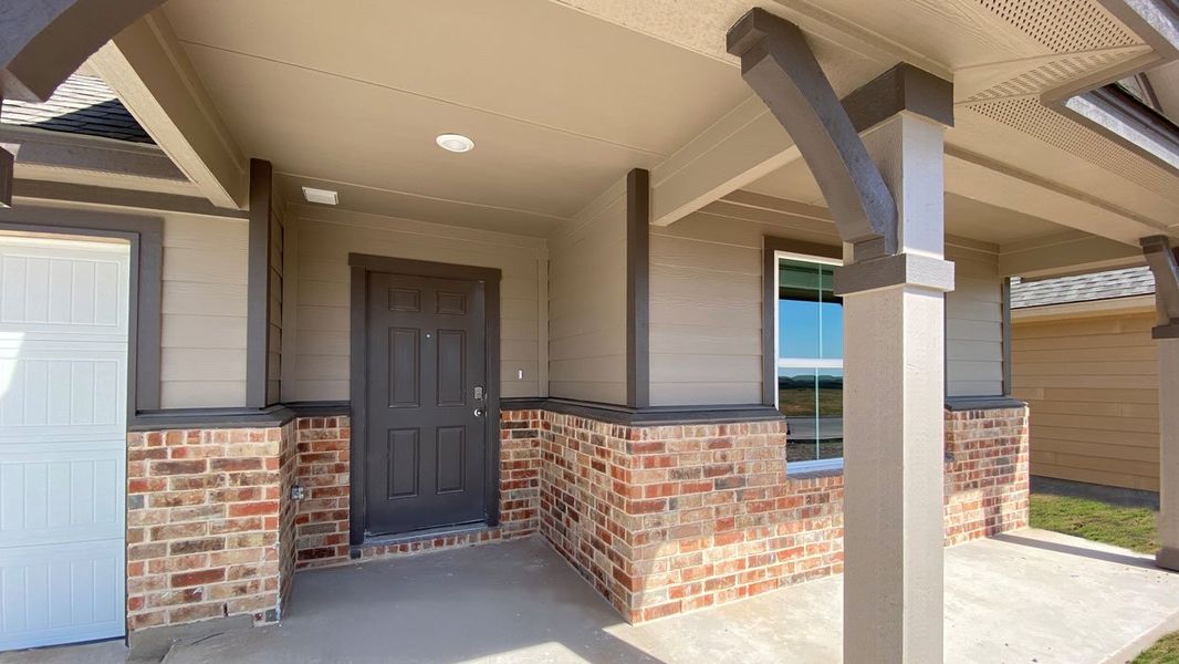 Exterior details and patio area of a home in Mesa Ridge, Temple (Image 19). Exterior details and patio area of a home in Mesa Ridge, Temple (Image 19).