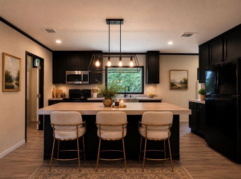 Furnished interior view inside a new home in , Kirbyville (Image 9). Furnished interior view inside a new home in , Kirbyville (Image 9).