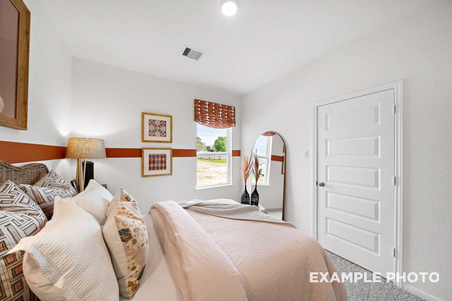 Furnished interior view inside a new home in Caney Creek Place, Conroe (Image 25).