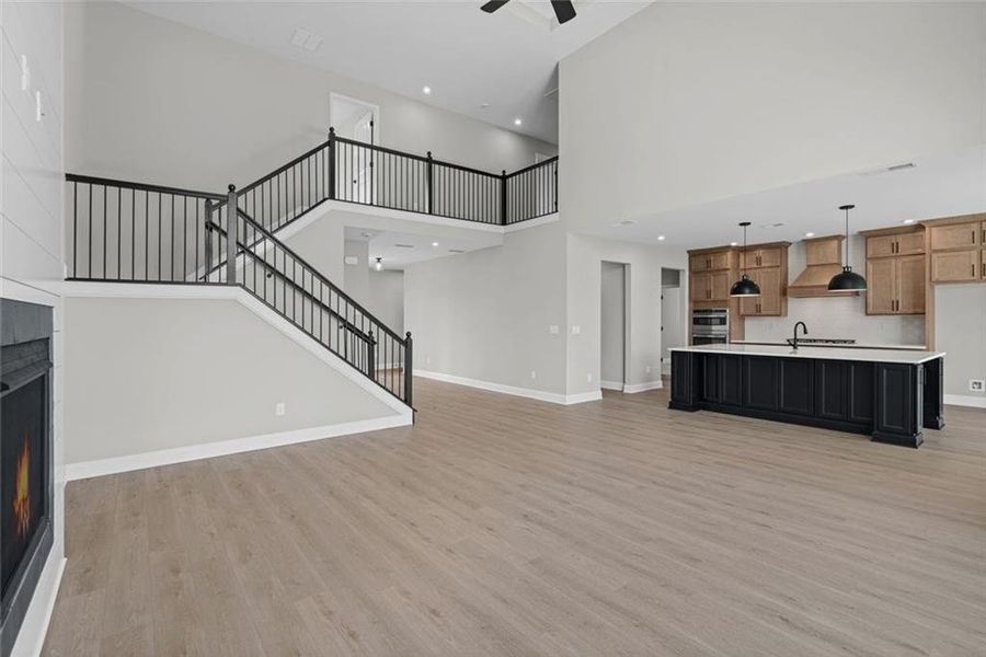 Furnished interior view inside a new home in Twin Lakes, Hoschton (Image 5).