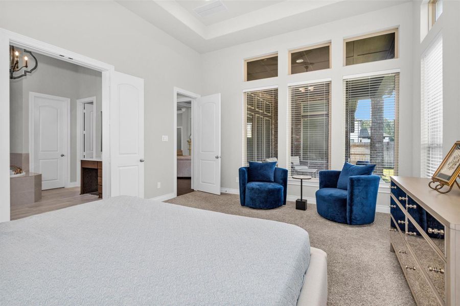 Furnished interior view inside a new home in Artavia 70′, Conroe (Image 33).