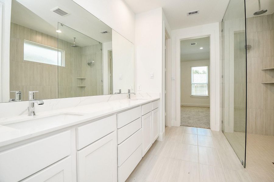 Furnished interior view inside a new home in Hills of Westlake, Conroe (Image 12). Furnished interior view inside a new home in Hills of Westlake, Conroe (Image 12).