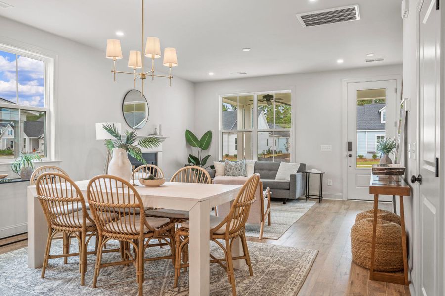 Furnished interior view inside a new home in , Summerville (Image 19).