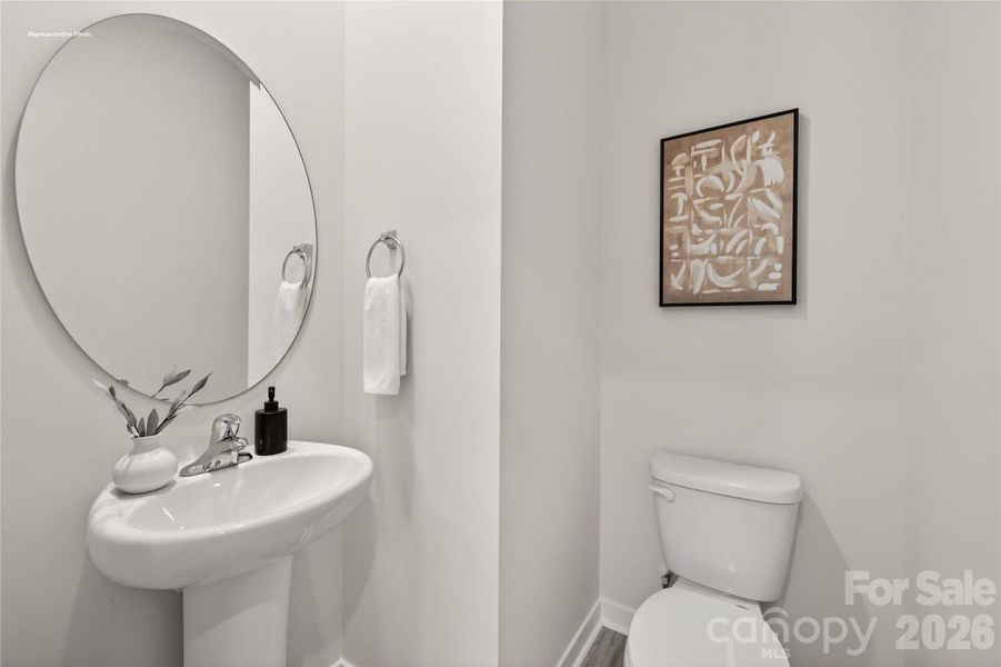 Furnished interior view inside a new home in The Hamptons at Hickory, Hickory (Image 5).