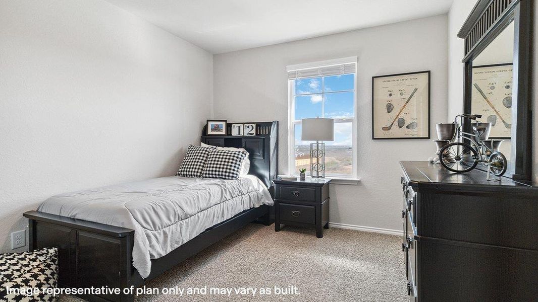 Furnished interior view inside a new home in Blue Ridge Ranch, San Antonio (Image 35).