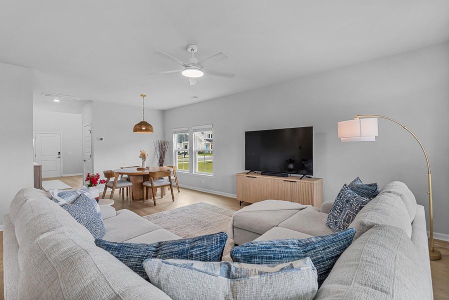 Furnished interior view inside a new home in Heron's Walk at Summers Corner, Summerville (Image 10).
