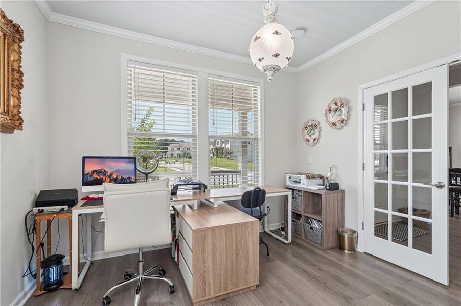 Furnished interior view inside a new home in Haley Station, Canton (Image 16).