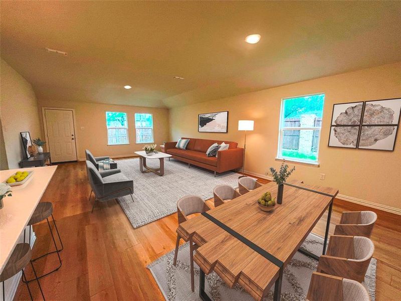 Furnished interior view inside a new home in Labein Villas, Greenville (Image 6).