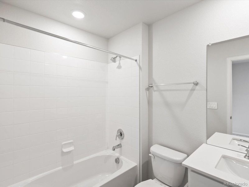 Furnished interior view inside a new home in Poudre Heights: The Meadow Collection, Windsor (Image 4).