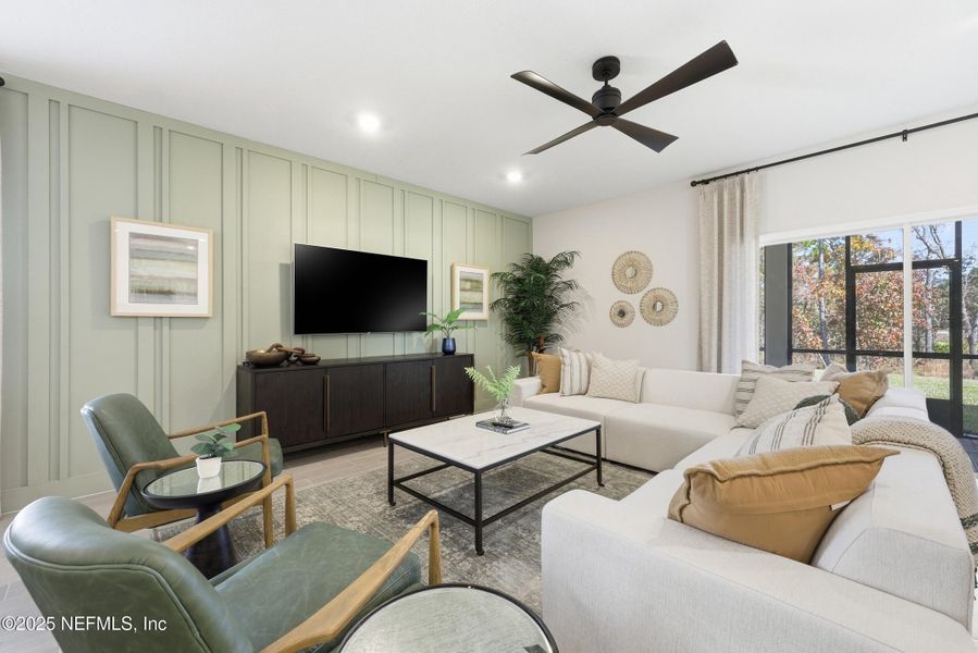 Furnished interior view inside a new home in , Green Cove Springs (Image 5). Furnished interior view inside a new home in , Green Cove Springs (Image 5).